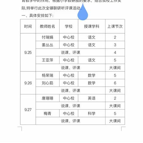 庄坞镇中心小学教师梯级发展——数学骨干教师示范课活动纪实