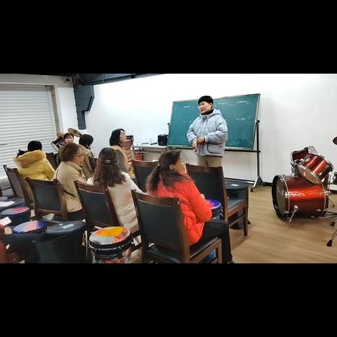 夷陵区老年大学非洲鼓班新春开学第一课