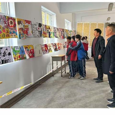 新蕾中学校园书画作品展