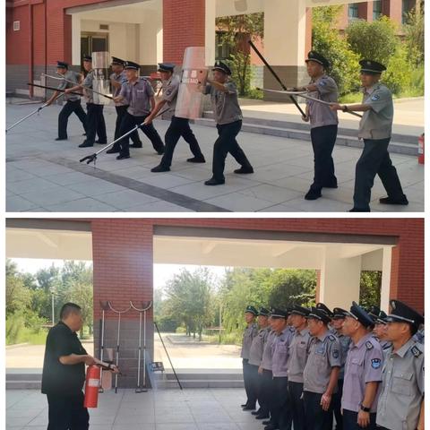 保安服务公司人防部暑期专项培训大练兵