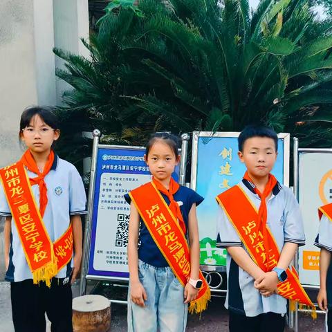 夏极逐光 成长点滴 ——泸州市龙马潭区安宁学校第13周值周总结