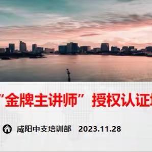 🎙️新华保险咸阳中支“金牌主讲师”授权认证培训班【简报】