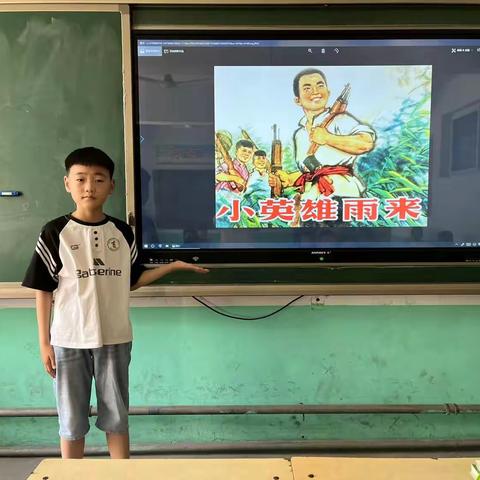 铿锵声中的党史故事宣讲—西九家小学