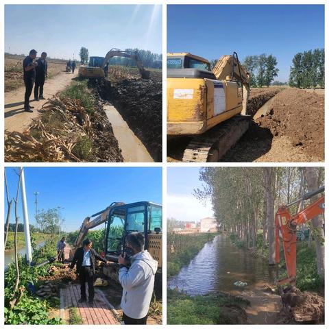 酂城镇水系连通工作有序开展
