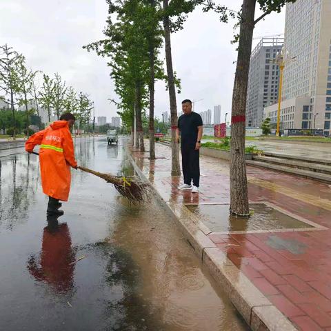 雨后不停歇 “洁城”亮新颜