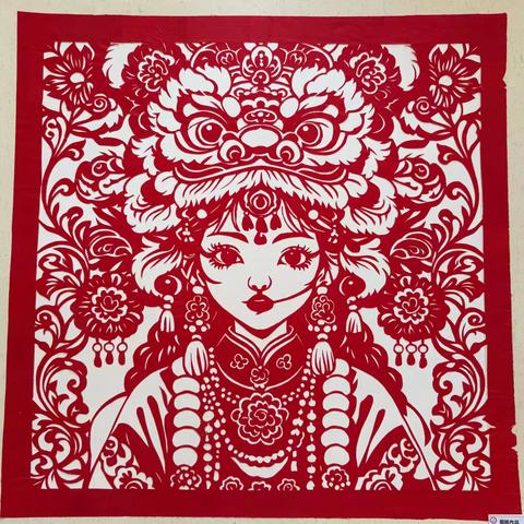 金剪贺新岁，红纸映祝福 ——玉溪市红塔区春和中心幼儿园迎新年剪纸作品展