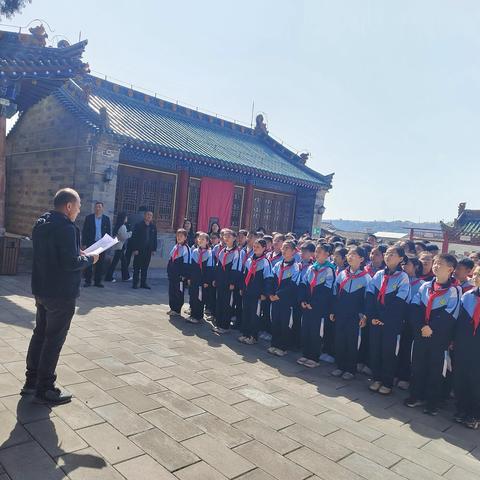 馆校联动研学 ‍厚植家国情怀 ‍——扶风小学“行走的思政课”踏青研学实践活动