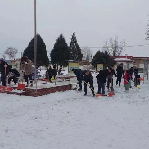 铲雪除冰暖人心 爱满校园润无声——北格镇张花小学致家长们的一封感谢信