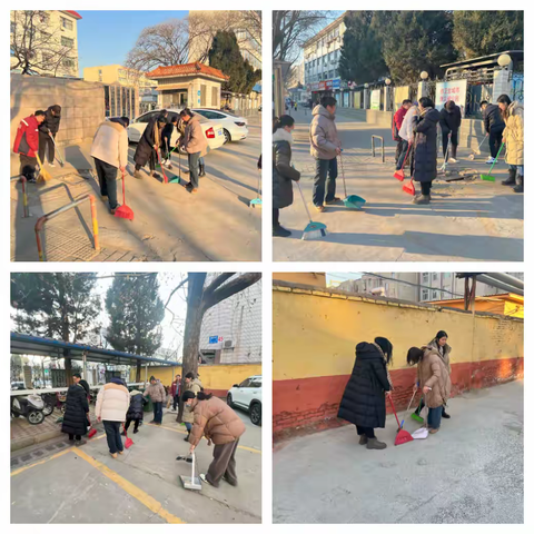 长清区卫健局、疾控中心组织开展节前爱卫大扫除活动