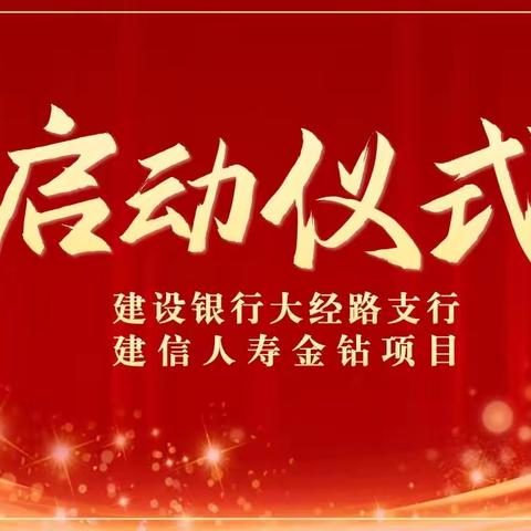 大经路支行召开“建信母子协同金钻项目”启动会