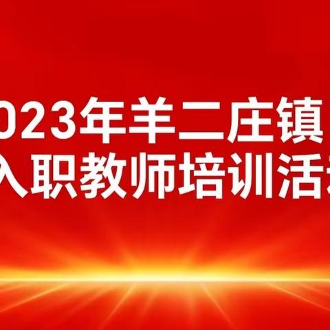 凝“新”聚力，赋能成长——羊二庄镇新入职教师培训纪实