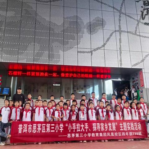 普洱市思茅区第三小学“小手拉大手、探寻家乡发展”主题实践活动——四年级239班
