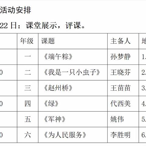 【生本课堂】集思广益，共备课堂——神山镇一年级集体备课