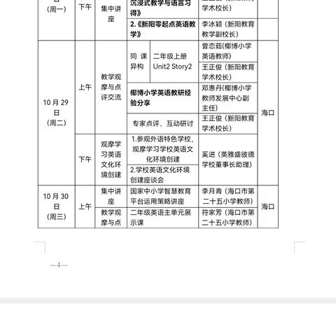 诚心学习谋发展，借鉴经验促成长——记2024 年昌江县一二年级英语实验校英语教师教育教学实践能力提升培训纪实（三）