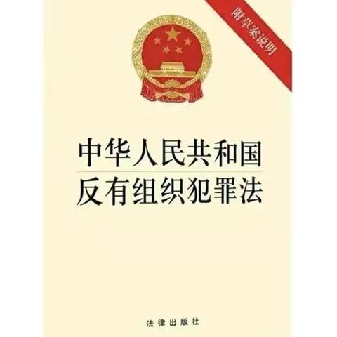 平安小课堂-带你了解《反有组织犯罪法》