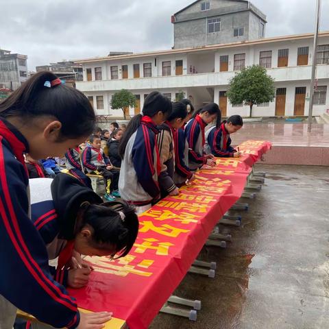 党建领航——“大手拉小手，共筑法治梦”—垌坪小学开展“法治教育”系列活动