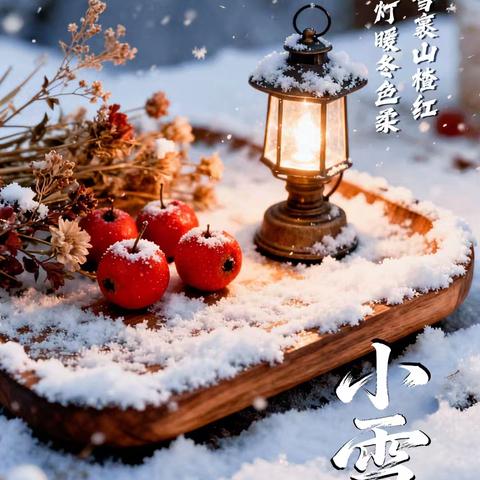 小雪初临，灯火清闲——中四班小雪主题活动