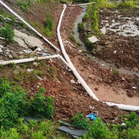 新区污水管临时改造