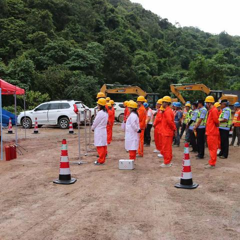 “想要无事故、须下苦功夫”——勐打第一总包部隧道施工紧急疏散暨消防演练