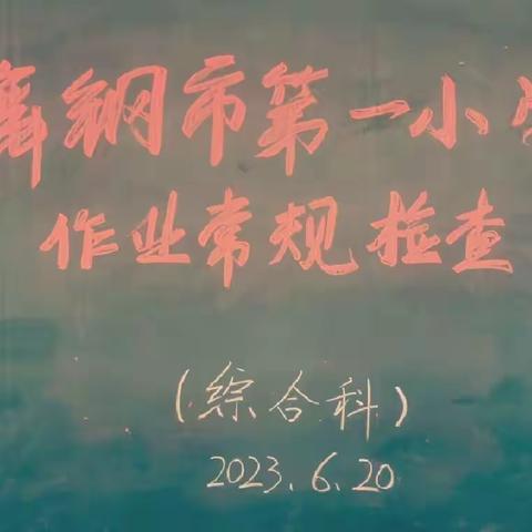 市一小举行综合科优秀作业展示