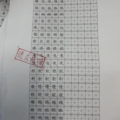 六年级A1-A2-A3书写展示