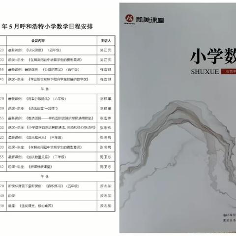 名师引领促成长——和林格尔县第四小学组织数学教师参加“和美课堂”第十九届全国小学名师高质量教学观摩研讨会