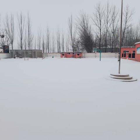 大家齐动手   雪后清扫忙