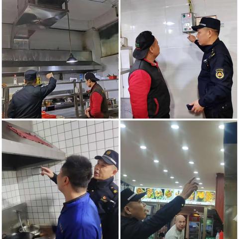 直属三大队严抓餐饮油烟治理