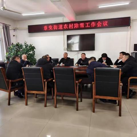 章党街道积极清运农村积雪 保障村民出行安全
