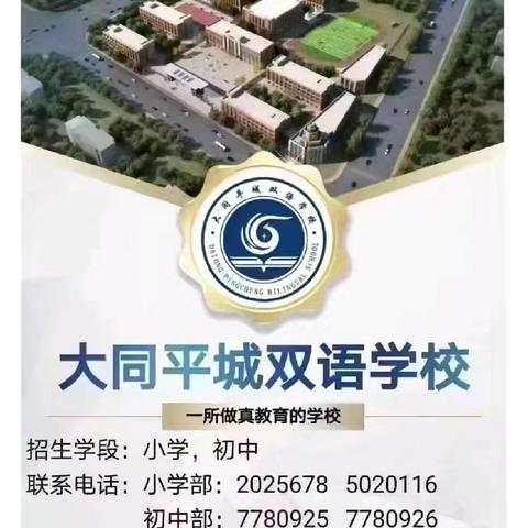 大同平城双语初中部的文章