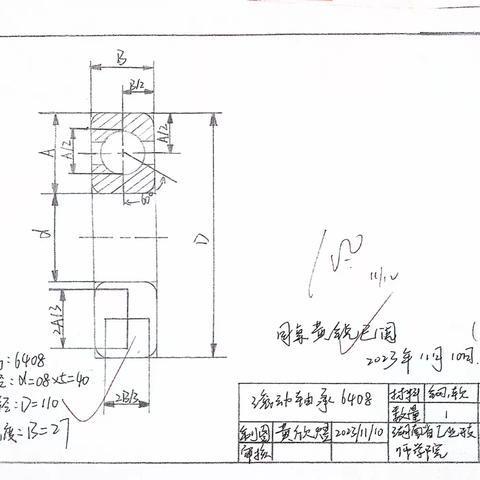 高数221班滚动轴承优秀作业