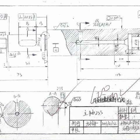 高数221班主轴235优秀作业