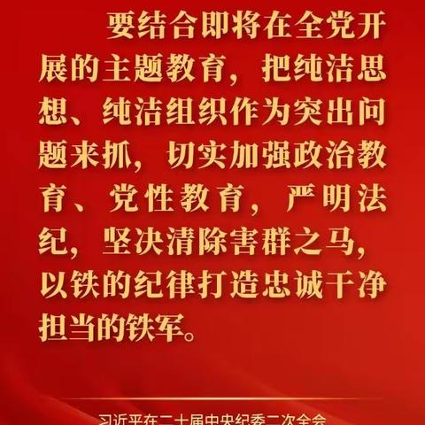 习近平在二十届中央纪委二次全会上讲话摘要