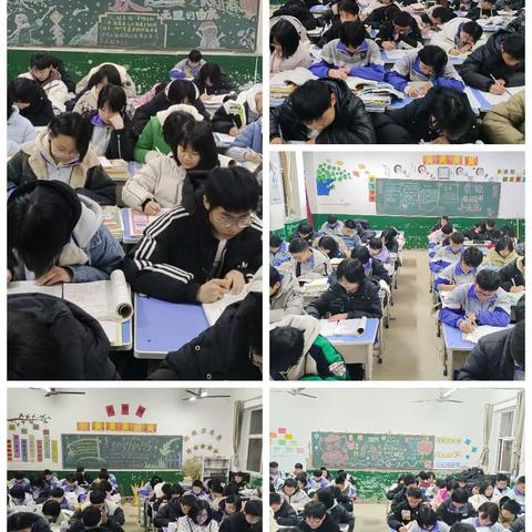 认真书写，展现自我——元固中学八年级举行规范字书写抽测活动