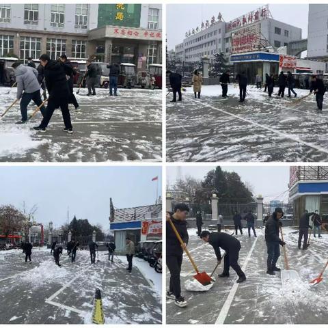 扫雪除冰暖人心  政务服务在行动