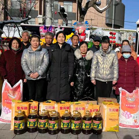 长武县爱心阳光社会工作服务中心春节送温暖慰问仪式