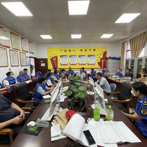 南滨居开展"党员报到"活动-强化党建引领