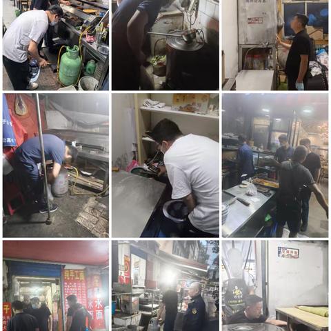 土门街道持续开展夜市燃气安全检查