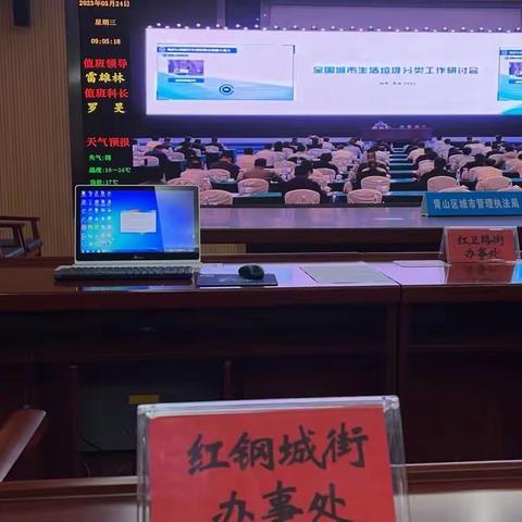 红钢城街道公共管理办2023年5月24日工作情况