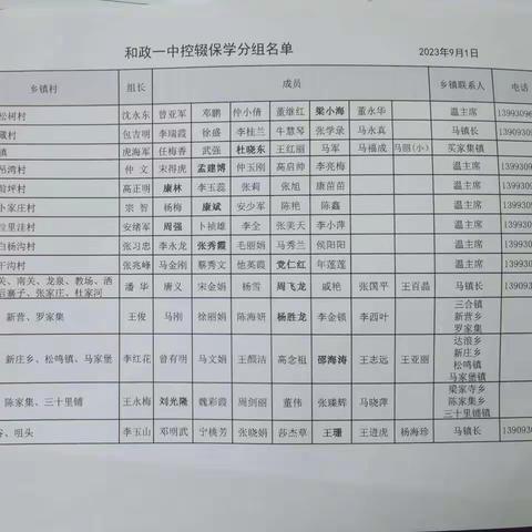 控辍保学，我们在行动——记和政一中控辍保学入户劝返活动