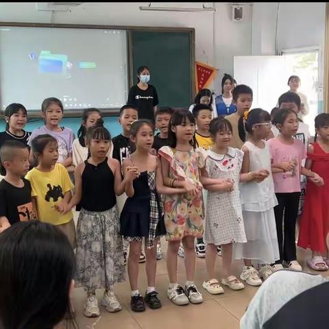 提蒙乡“爱心托管站”第一期结课啦！