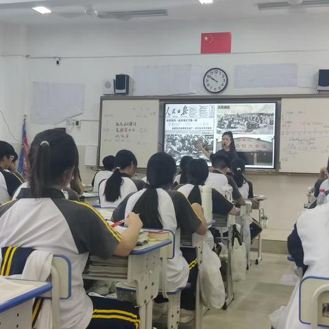 田东县滨江学校（高中部）——高三年级骨干教师示范课活动
