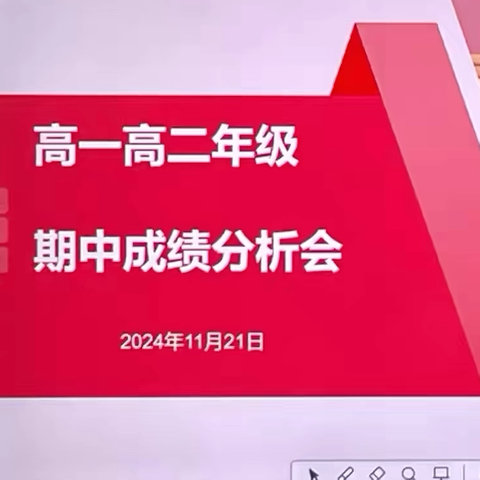 用行动践行教育者的责任和担当 —高中部期中考试分析会