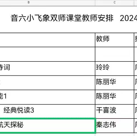 音六小“飞象双师课堂”活动总结