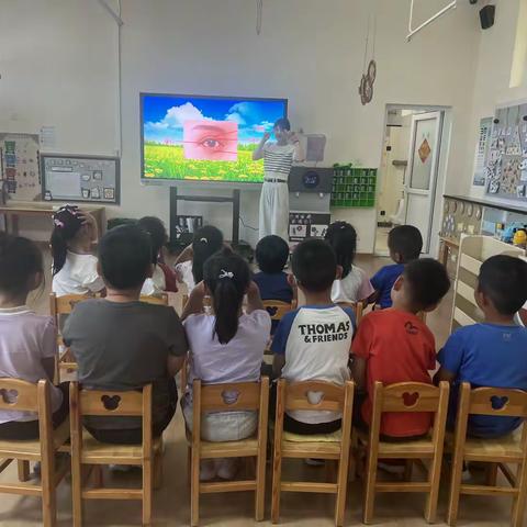 爱护眼睛，“睛”彩童年—桃洼学校幼儿园健康主题活动