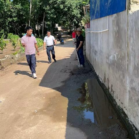 那大镇屋基村委会开展“清洁家园 防蚊灭蚊”防控基孔肯雅热、登革热等病毒工作