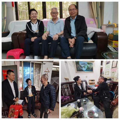 农工党海口市各总支开展重阳节走访慰问活动