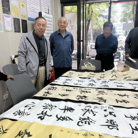 翰墨传红色薪火 笔墨致敬长征精神——渑池县老年书法家开展主题书法交流活动