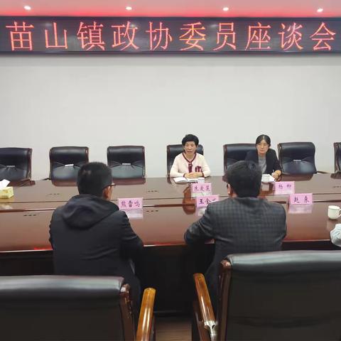 区政协到苗山镇开展走访联系委员活动