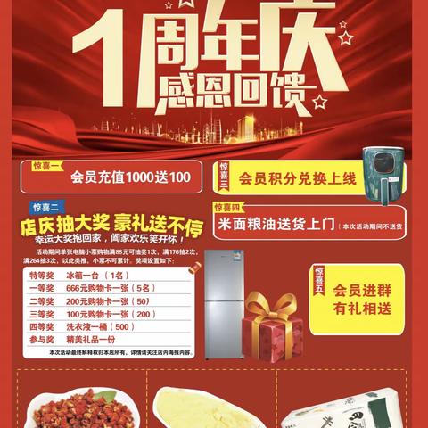 【恒正精品购物】一周年店庆——幸运大抽奖100%中奖（副本）